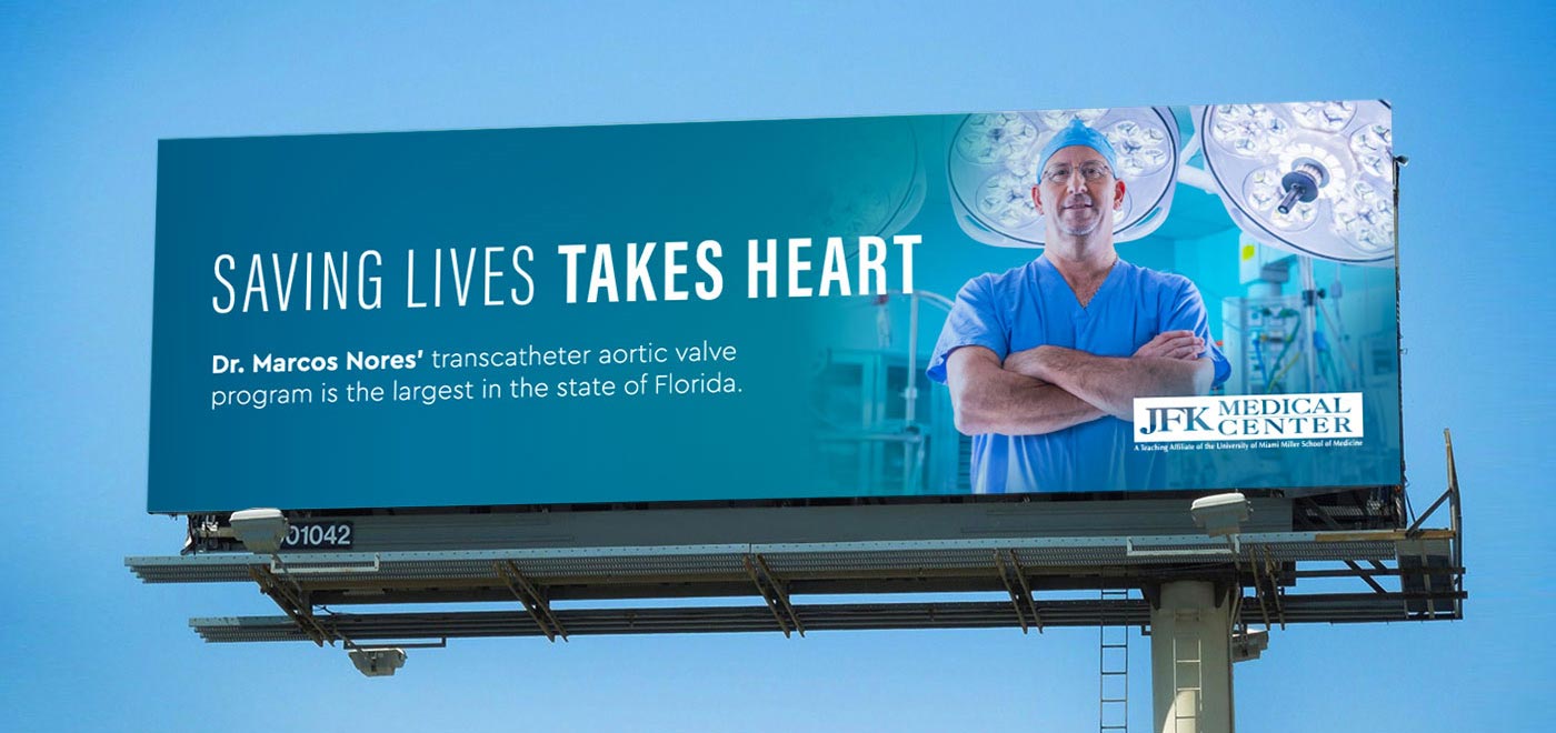 HCA Billboard -- Saving Lives Takes Heart